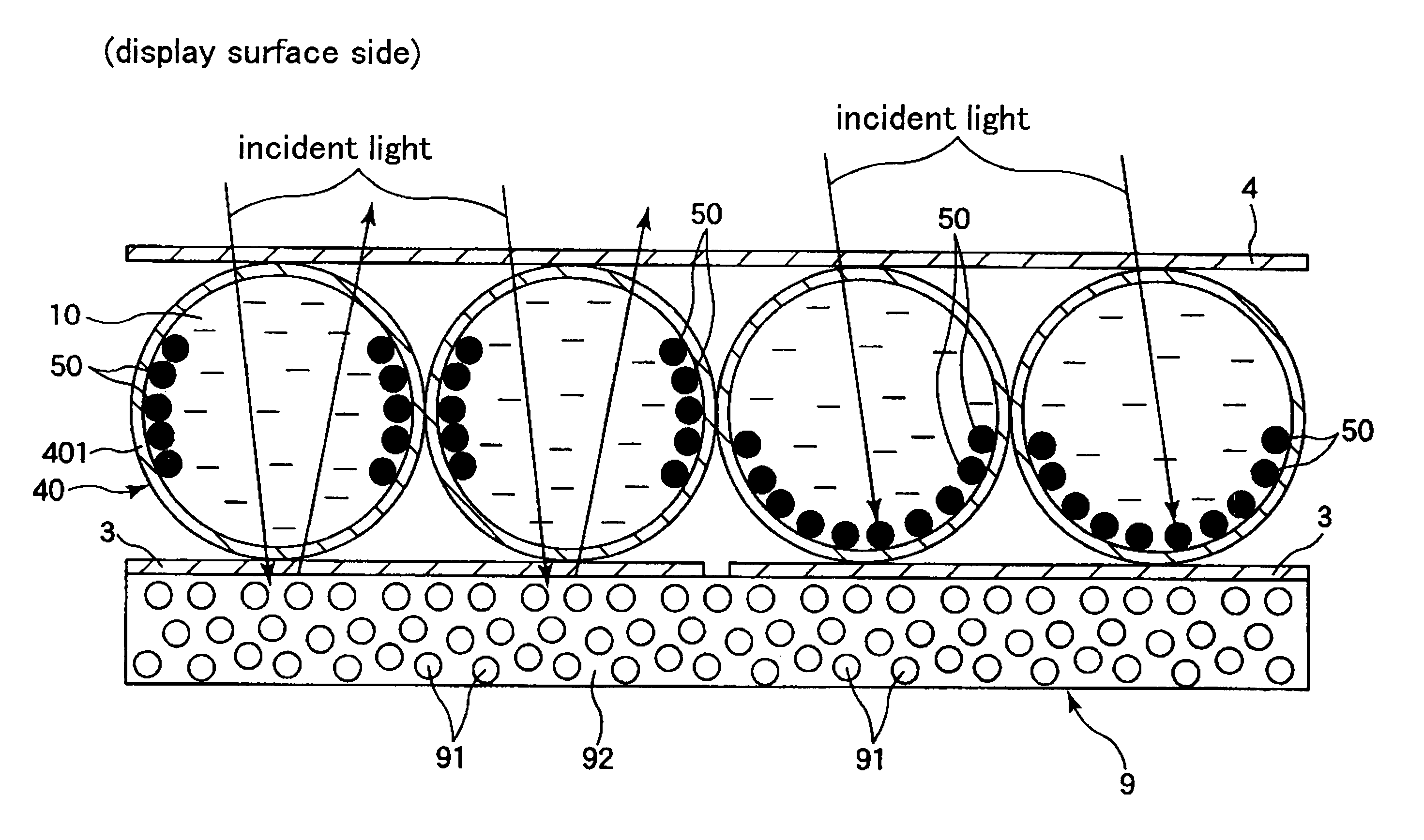 Display device, method of manufacturing display device and electronic apparatus