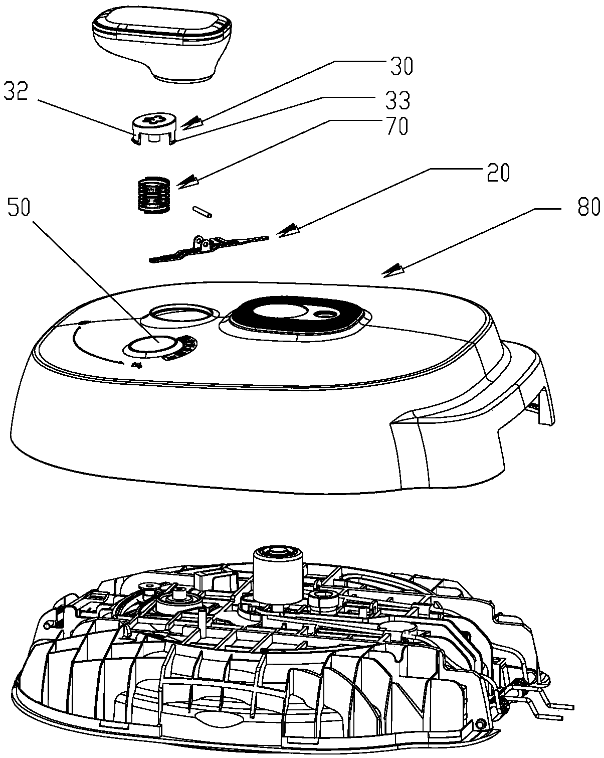 Pot cover and electric pressure cooker with same