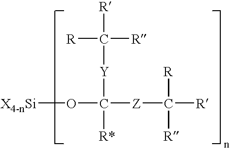 Modified silane compounds