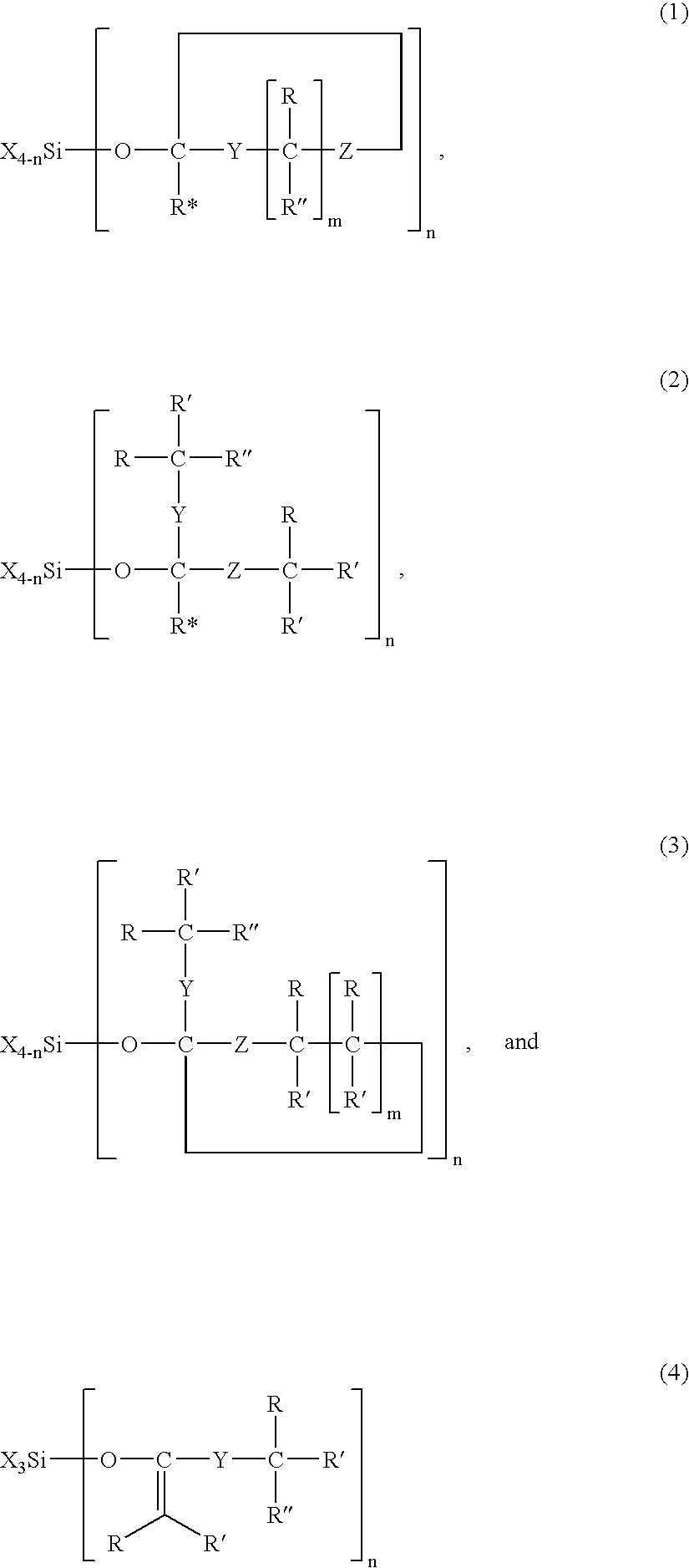 Modified silane compounds