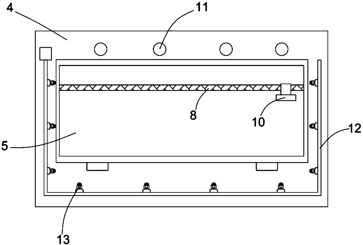 Plate glass dust removing, crushing and cutting machine