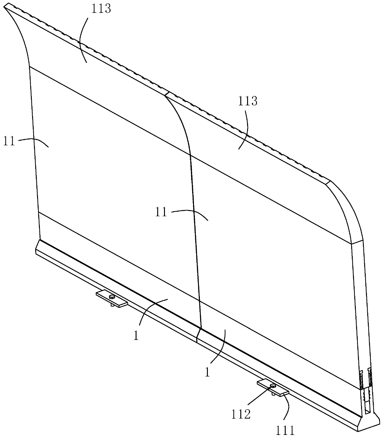 Road noise reduction protection structure and construction method thereof