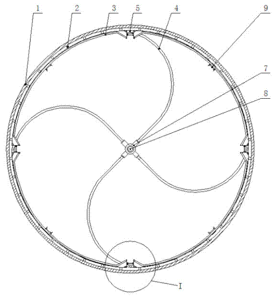 Turbulent bar structure for drying cylinder with functions of high efficiency and energy saving