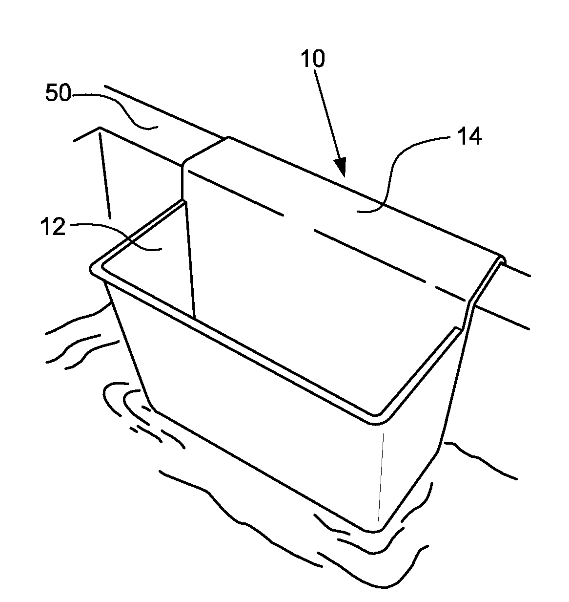 Soaker Basket for a Dishwasher's Silverware Basket