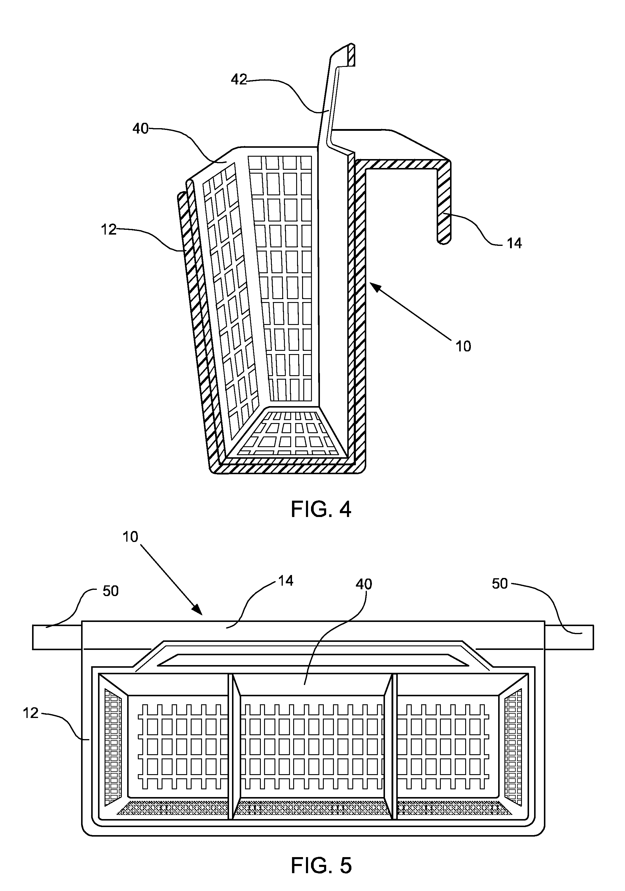 Soaker Basket for a Dishwasher's Silverware Basket