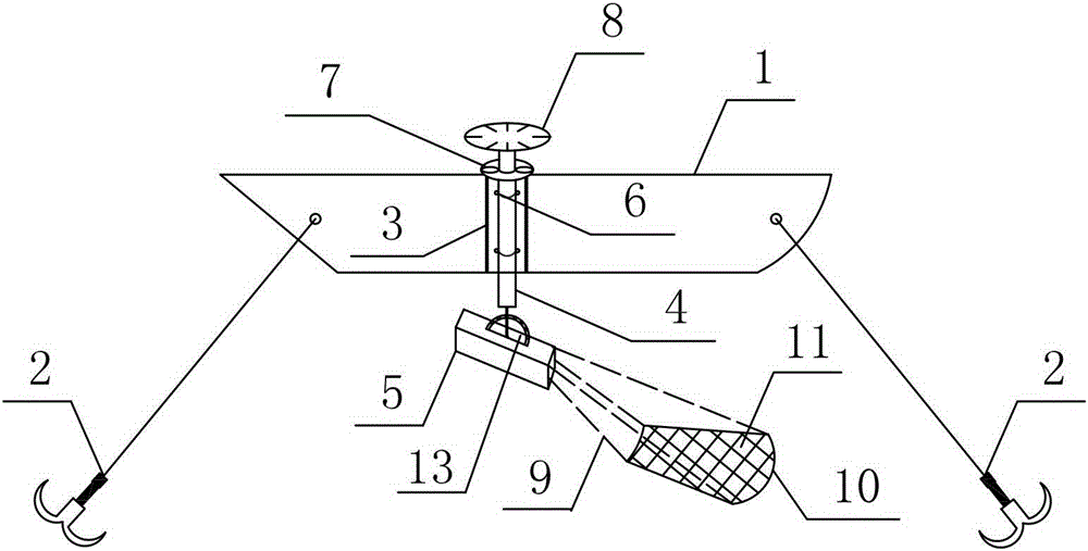 Whole-circle observation method for identifying fixed point of sonar imaging system