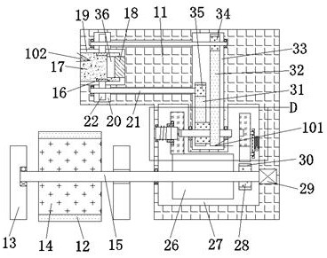 An automatic industrial production line product reset system