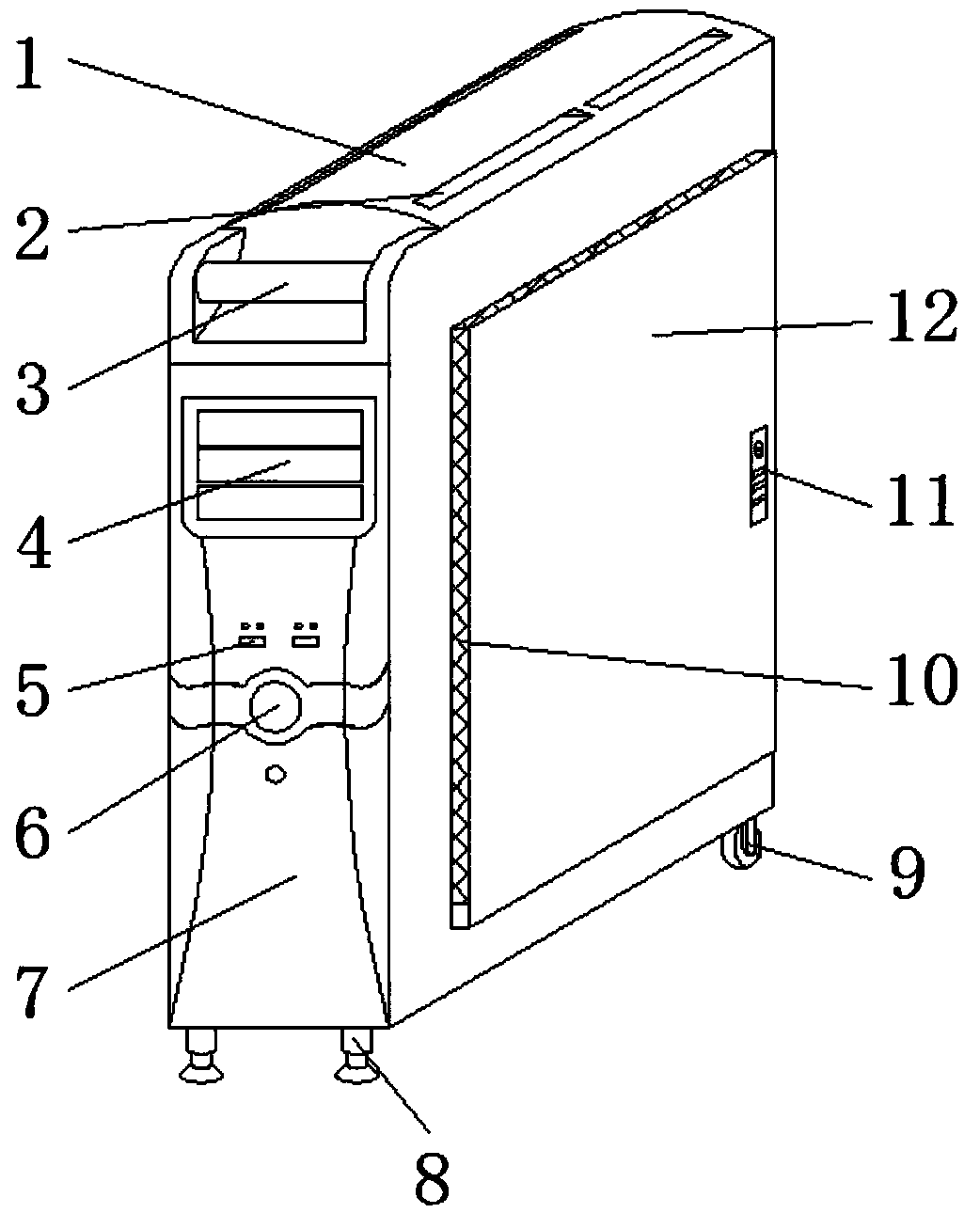 Computer heat rejection system and computer