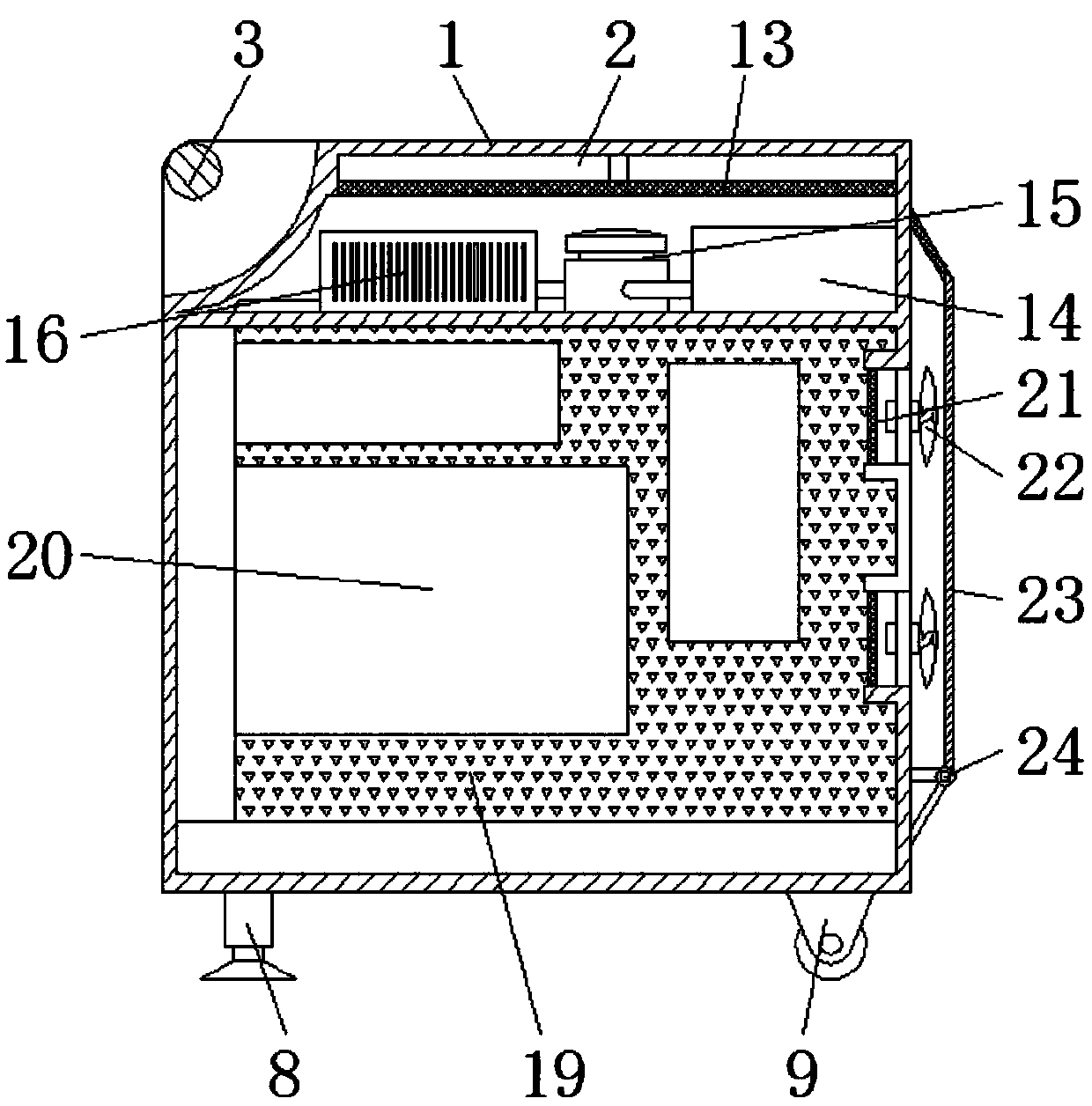 Computer heat rejection system and computer