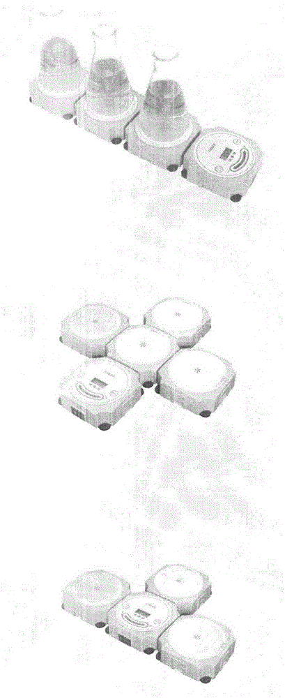 Multi-split magnetic stirrer