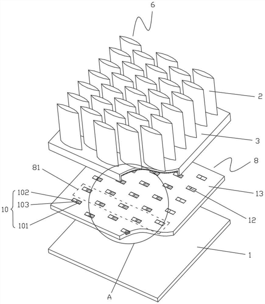 Device with thermoelectric power generation and heat dissipation functions and thermoelectric power generation method