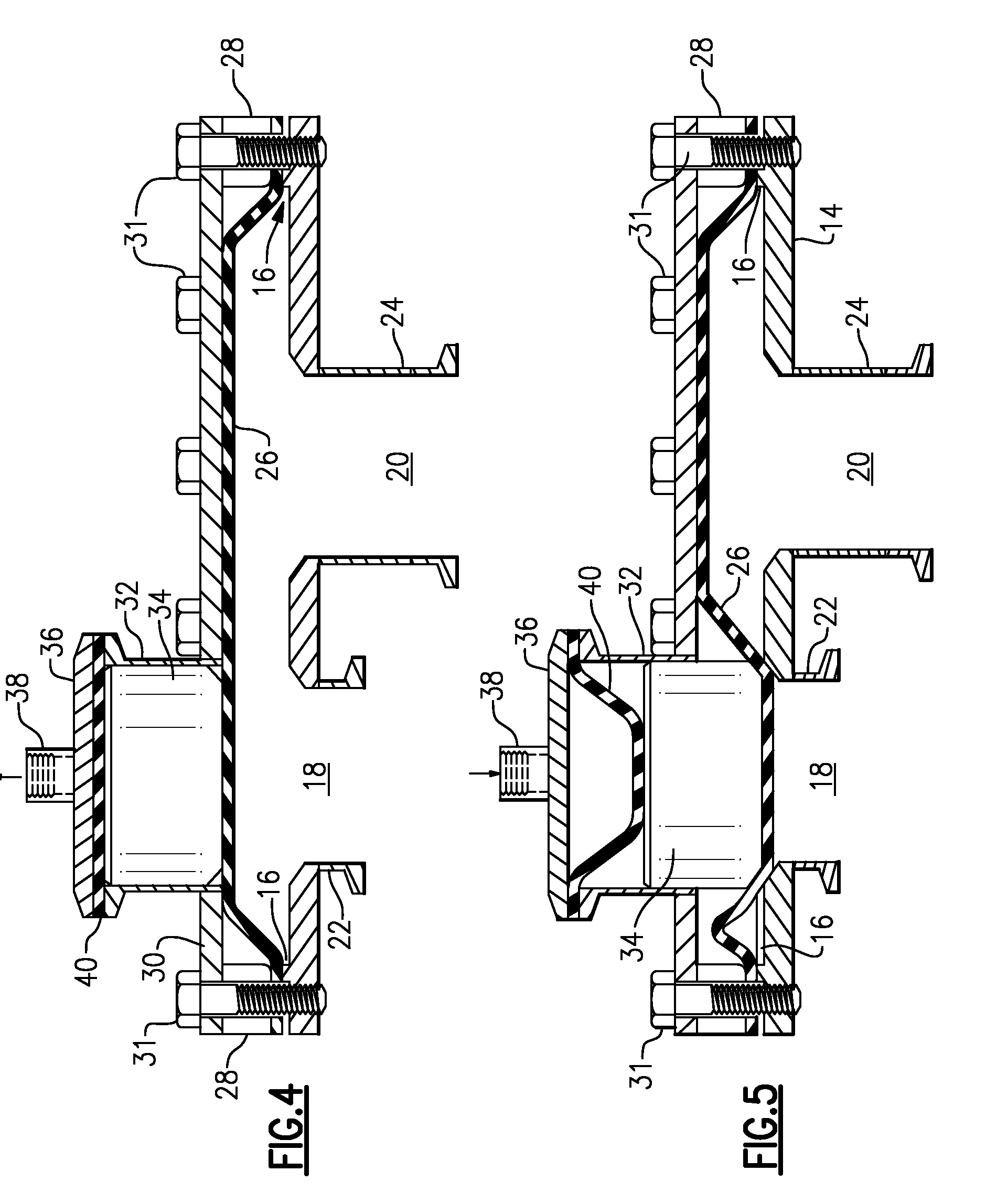 Sanitary diaphragm valve