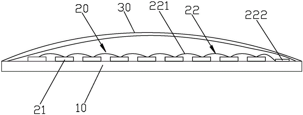 Long service life light-emitting unit for LED lamp