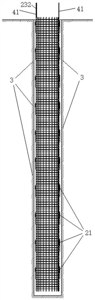 Pile soil pressure monitoring system and monitoring method