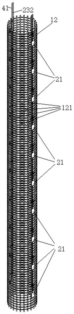 Pile soil pressure monitoring system and monitoring method