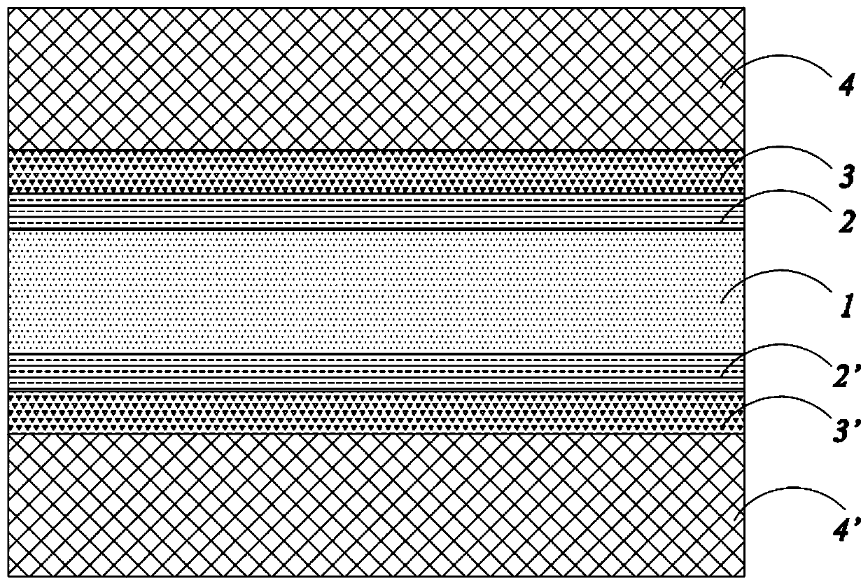 Catalytic electrode for proton exchange membrane fuel cell, battery with same and preparation method