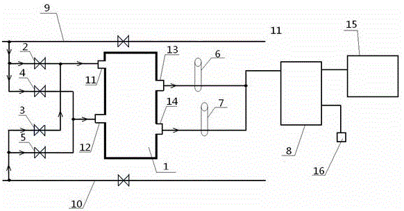 Method and system for measuring steam dryness of oilfield steam injection boiler