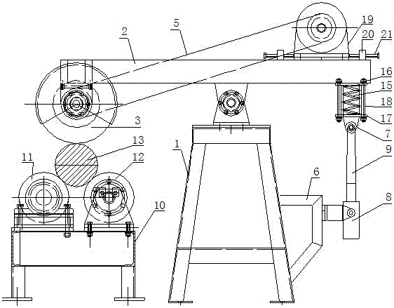 A type of steel surface sanding equipment