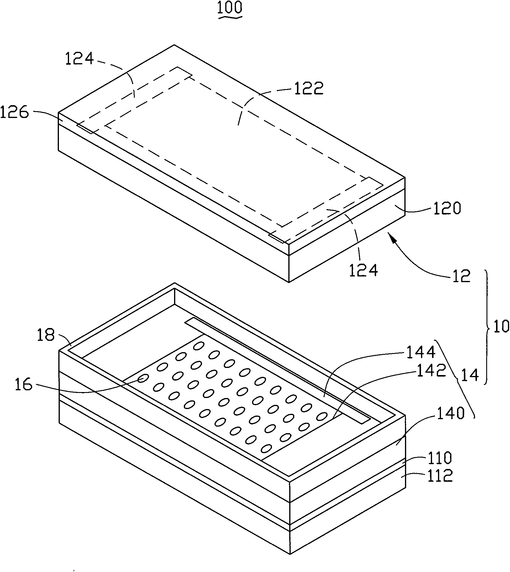 Touch LCD screen