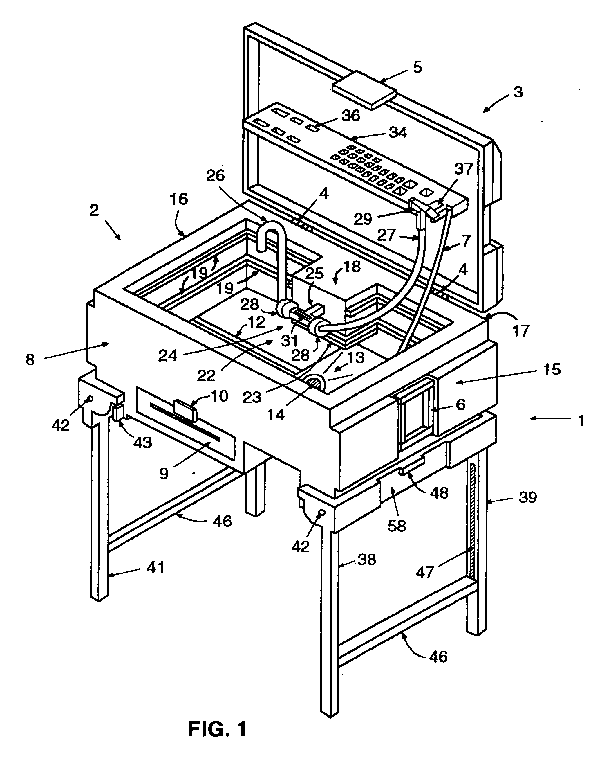 Combination game cleaning station, portable sink and ice chest