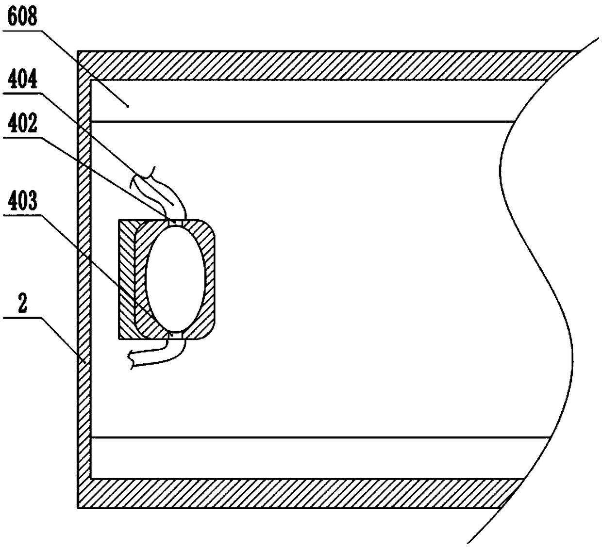 Tricycle hopper damping device