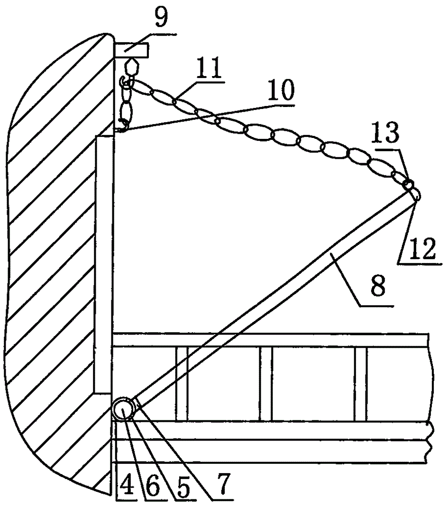 Assembled twelve-way pedestrian overpass and assembling method