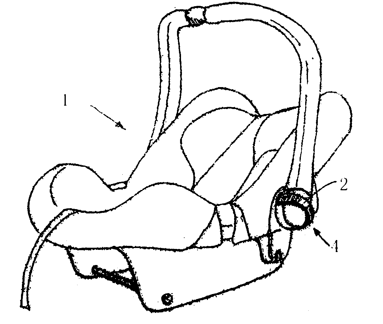 Child safety seat with side impact protection