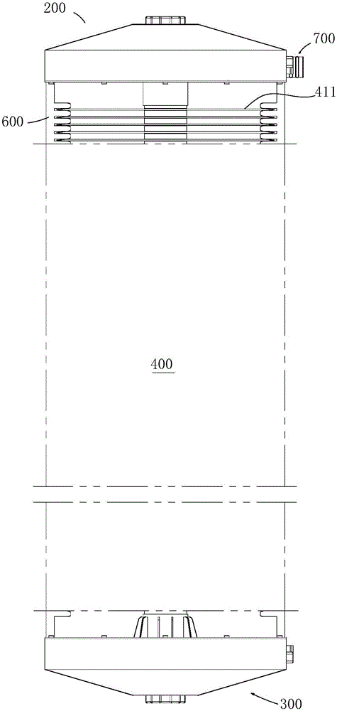 Membrane component used for water treatment