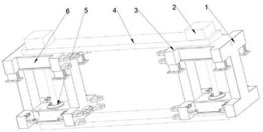 Actively-guided maglev rail transit system