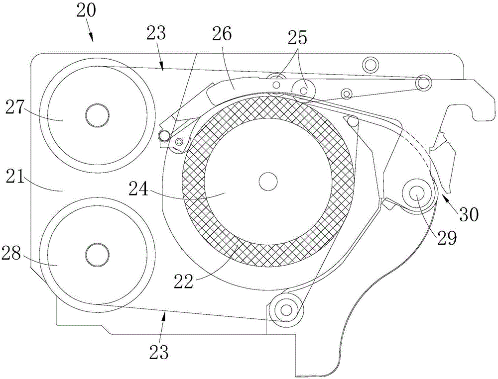 Automatic jacking device of ATM (Automatic Teller Machine)