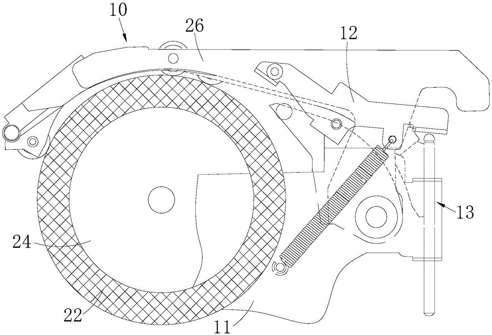 Automatic jacking device of ATM (Automatic Teller Machine)