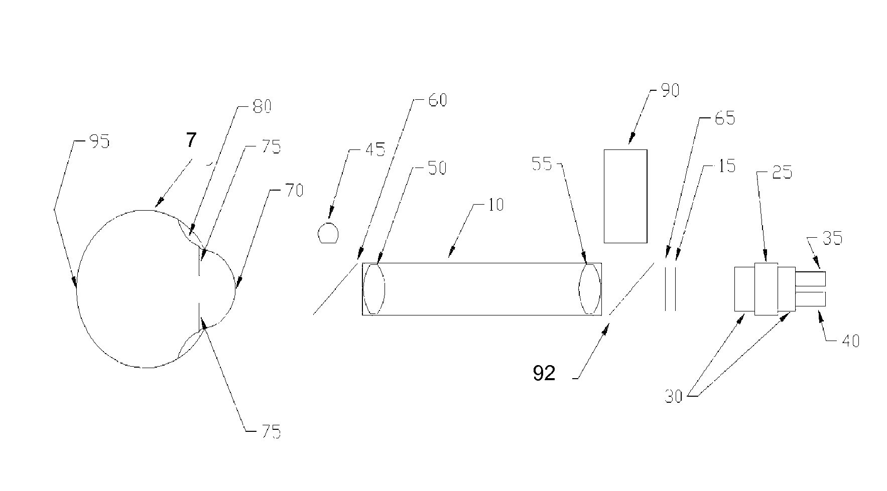 Devices and methods for measuring axial distances