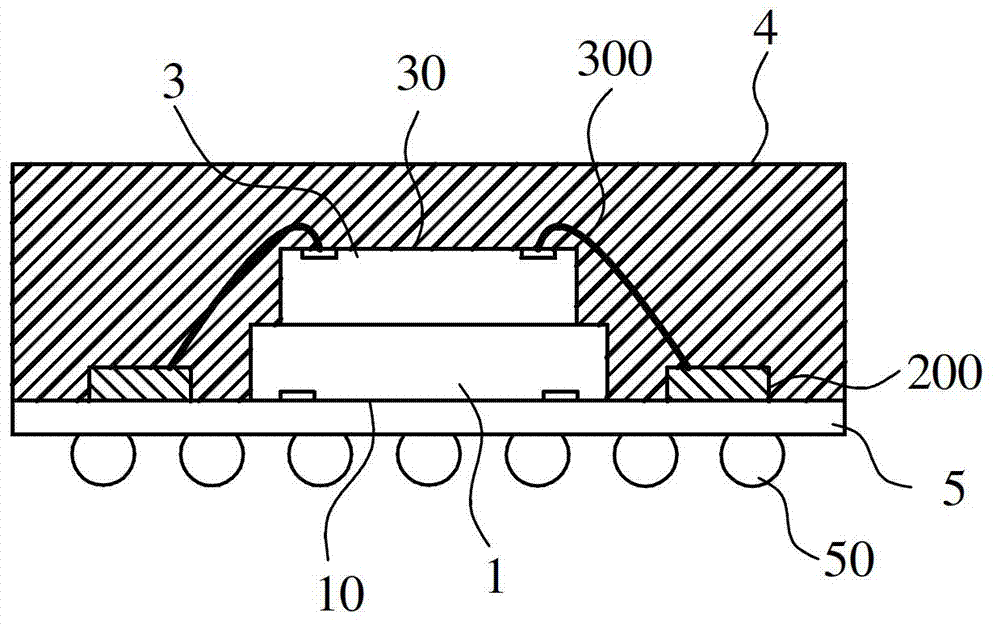 Wafer level semiconductor encapsulation structure with stacking chips and manufacturing method thereof