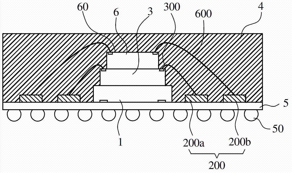 Wafer level semiconductor encapsulation structure with stacking chips and manufacturing method thereof