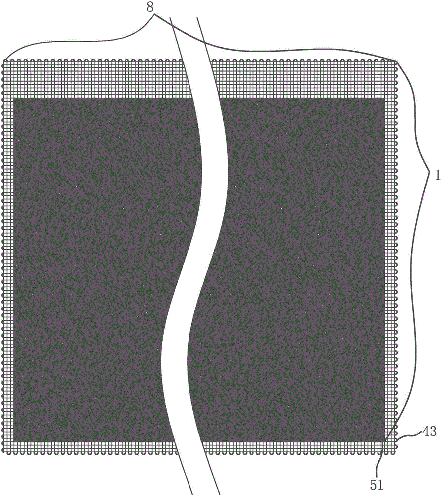 Asymmetric mixed mesh electrode type porous current collection disc type winding type storage battery