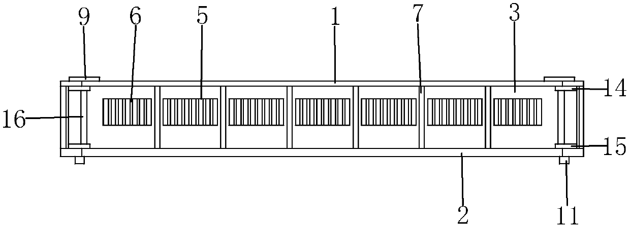 High-strength breeding frame and storage method thereof