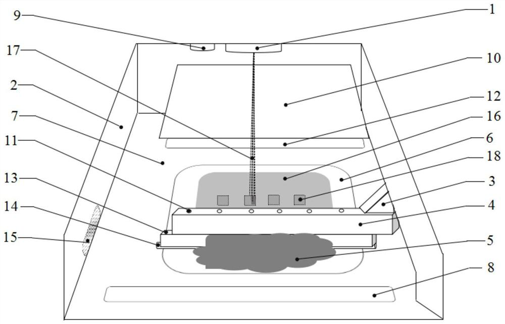 Method for rapid preparation of metal composite molded parts by selective laser melting additive manufacturing