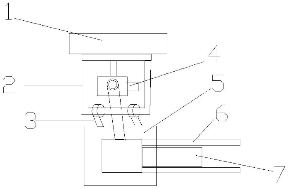 Aerial anti-unmanned aerial vehicle catching device based on electromagnetic launching technology