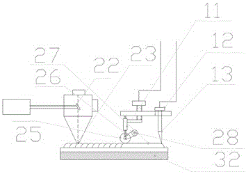 Device and method for controlling surface quality of metal droplet printed 3D part