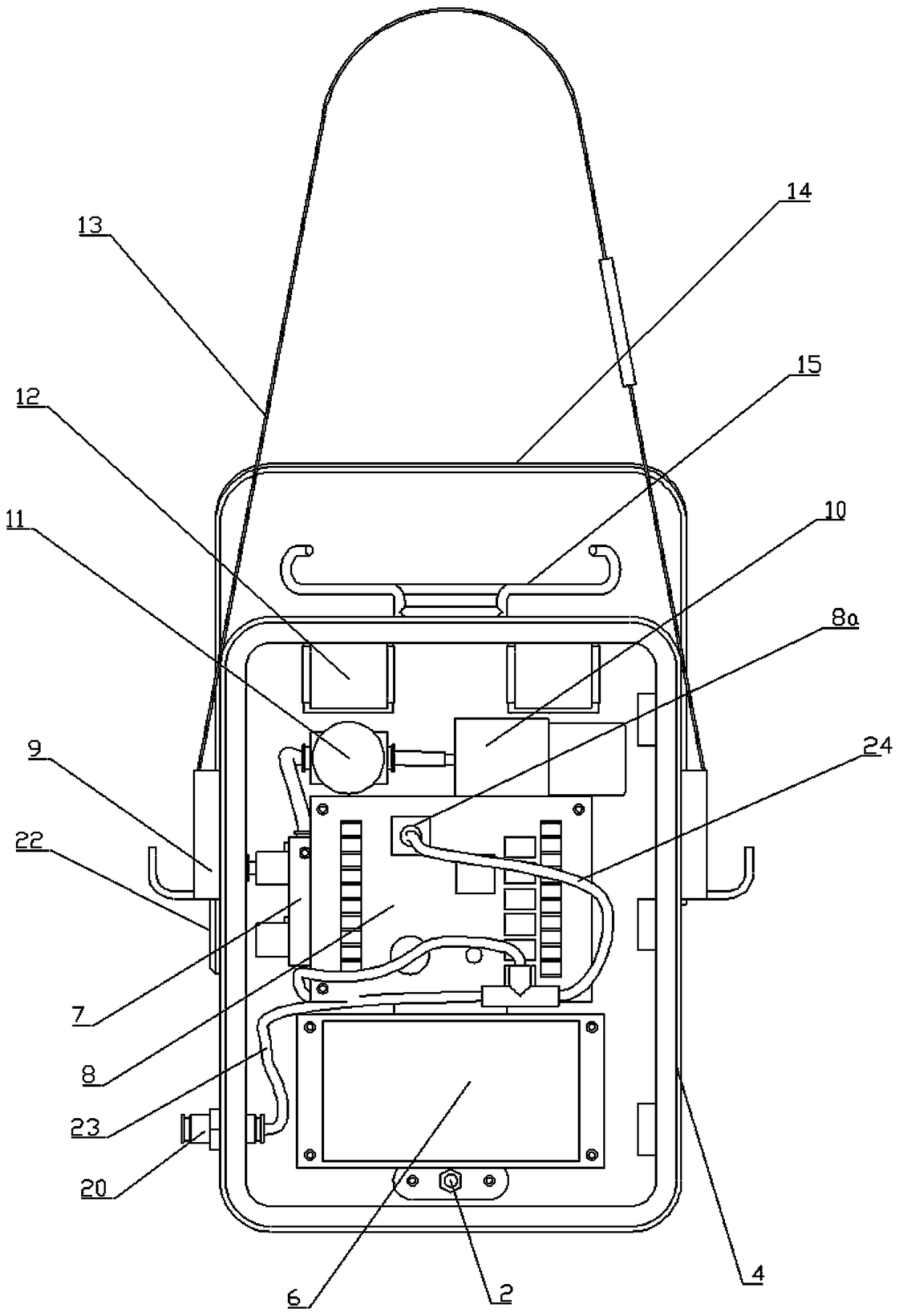 Air pump portable infusion equipment