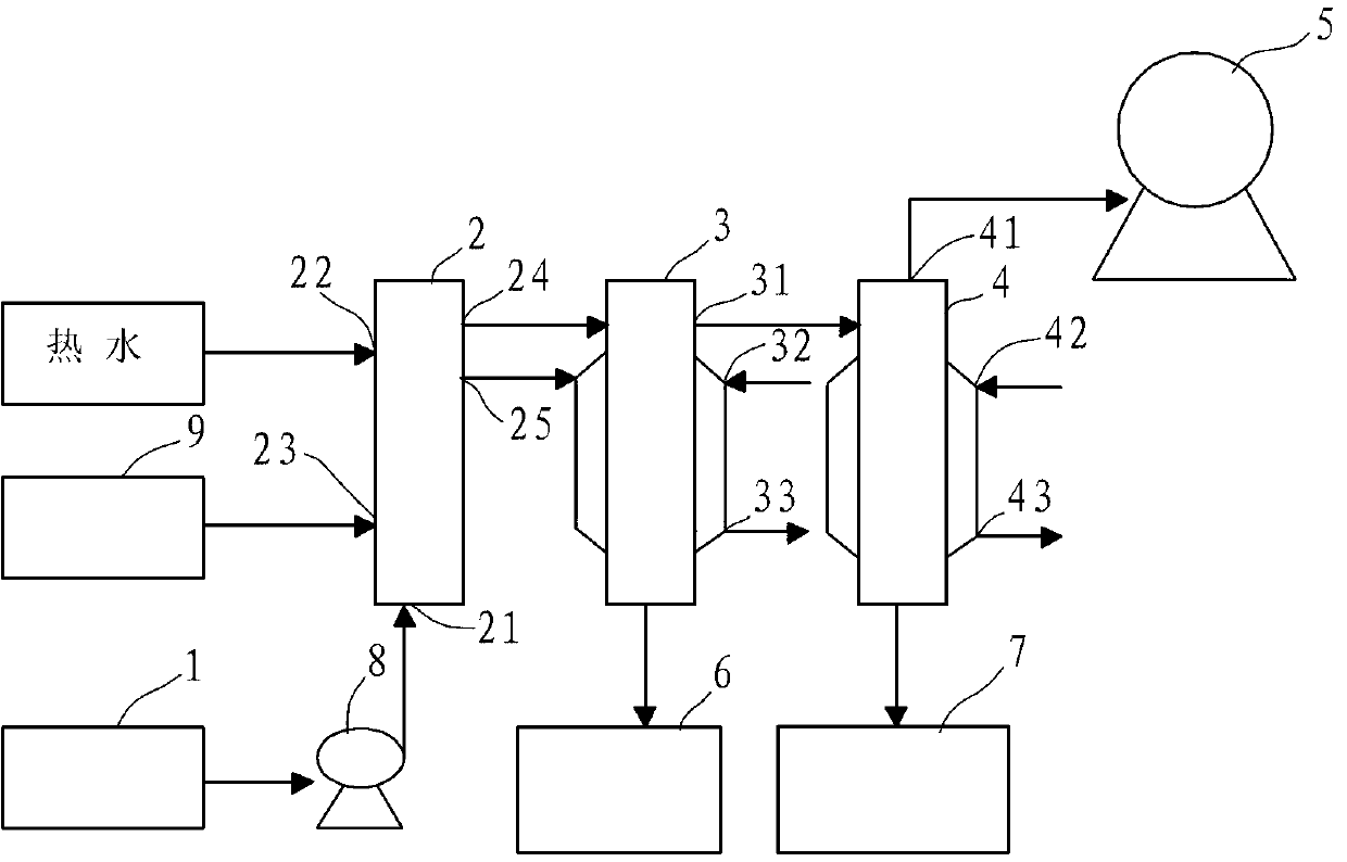 Acrylamide crystal continuous concentration device and preparation method thereof