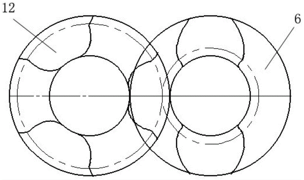 Double-screw high-pressure surplus energy recycling device