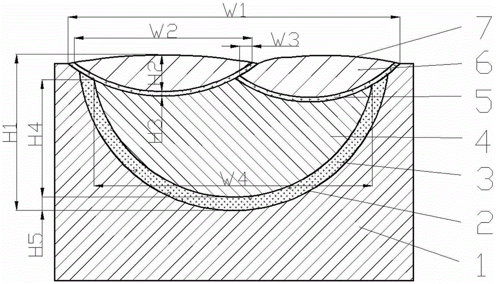 Restoration method for mold fractures