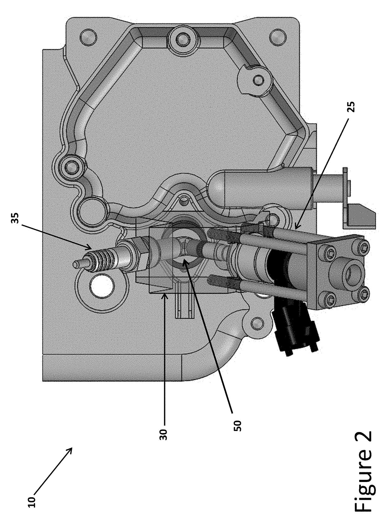 Ignition system for low grade synthesis gas at high compression