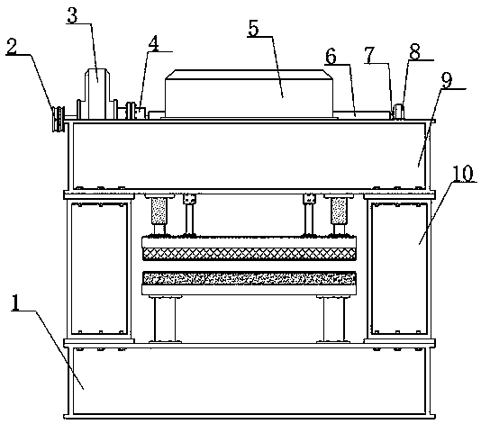 Needling machine for filter screen cloth production