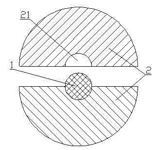 PVC-based wood-plastic environment-friendly pencil and manufacturing method thereof