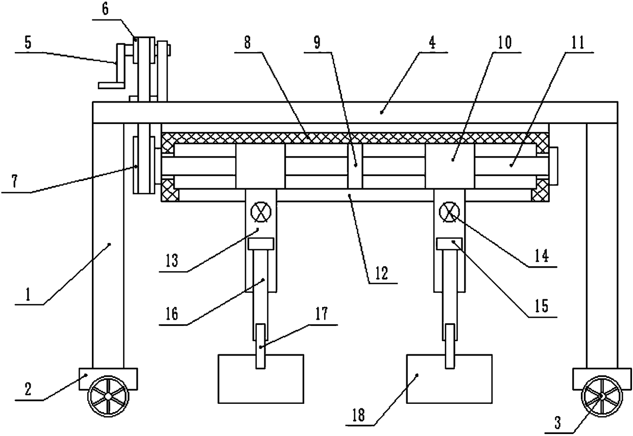 Hoop type power cable wiring butt joint device