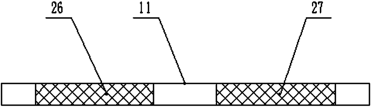 Hoop type power cable wiring butt joint device