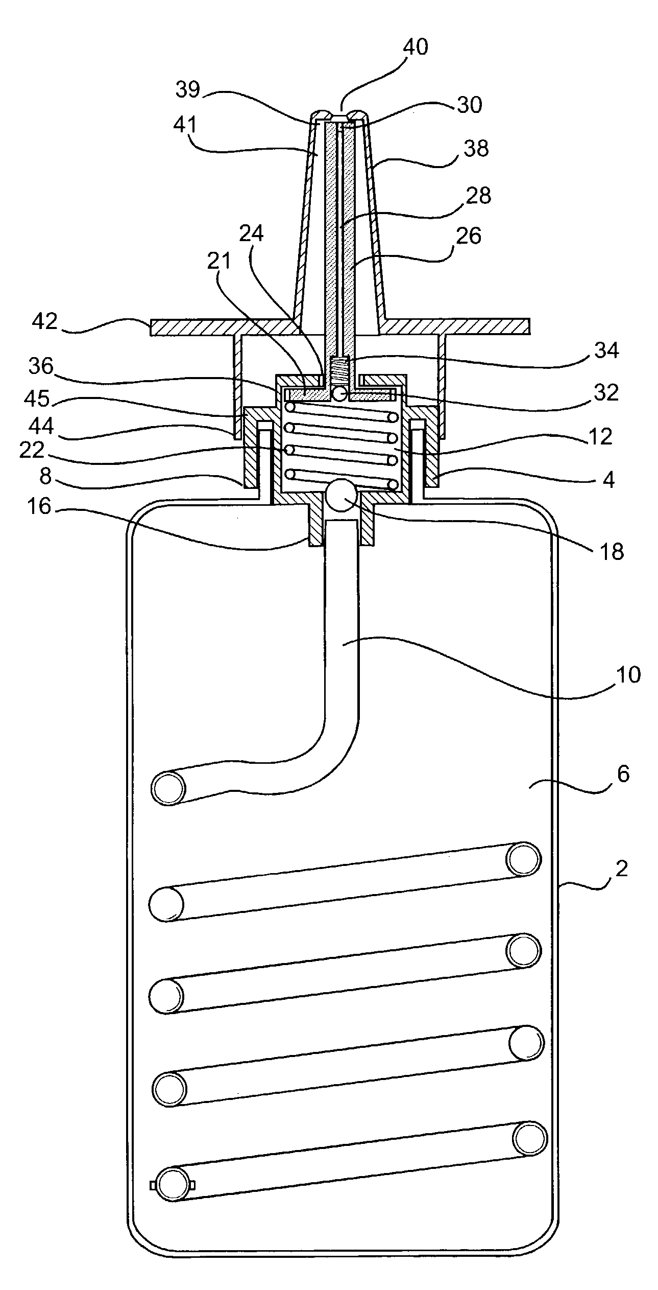 Patient controlled drug delivery device