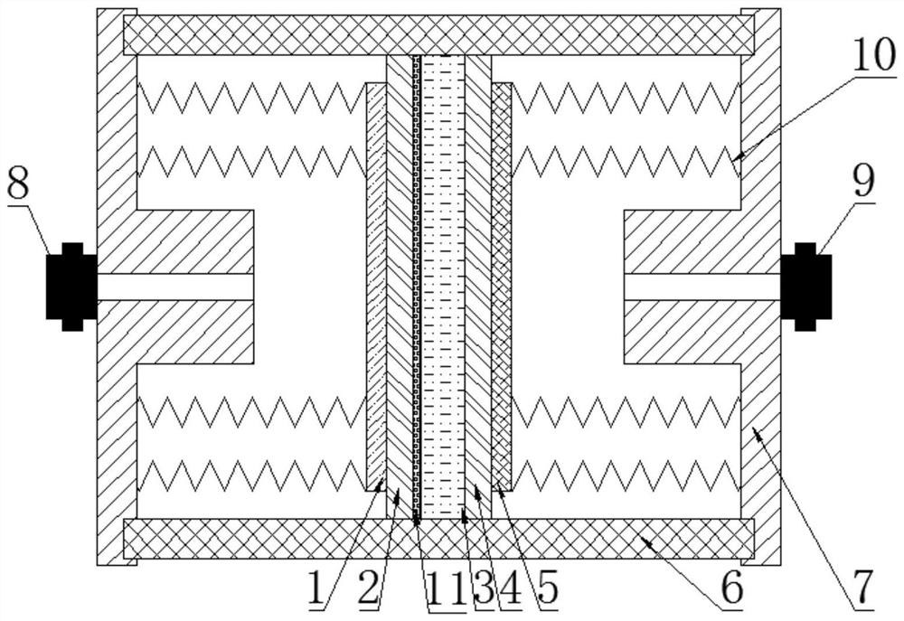 A potassium-air battery comprising a polyaniline-carbon nanotube-tin dioxide-polyacrylonitrile composite nanofiber separator